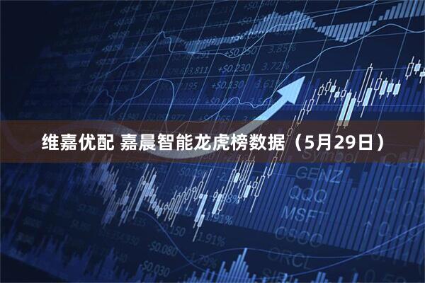 维嘉优配 嘉晨智能龙虎榜数据（5月29日）